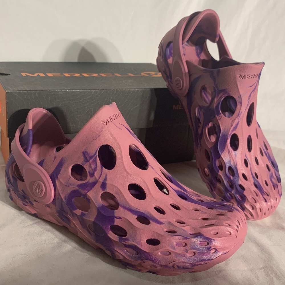 Merrell Hydro Moc Pink Purple Crocs Kids Size 3